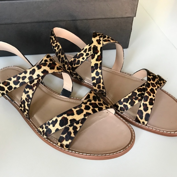 J. Crew calf hair sandals *NEW* - Picture 3 of 7